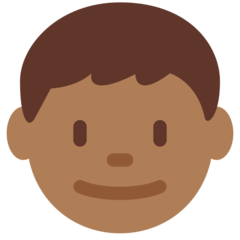 Twitter boy: medium-dark skin tone
