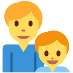 Twitter family: man, boy