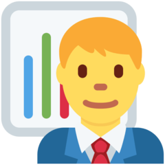 Twitter man office worker