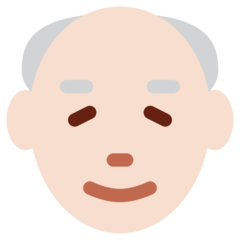 Twitter old man: light skin tone