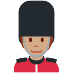 Twitter guard: medium skin tone