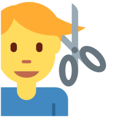 推特 理发的男人