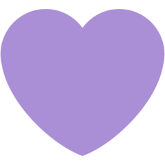 Twitter purple heart