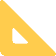 Twitter triangular ruler