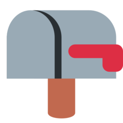 Twitter closed mailbox with lowered flag