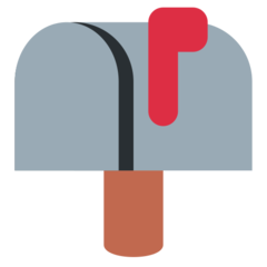Twitter closed mailbox with raised flag
