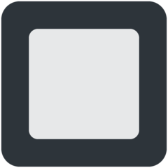 Twitter black square button