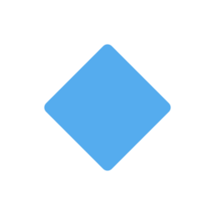 Twitter small blue diamond