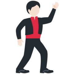 Twitter man dancing: light skin tone