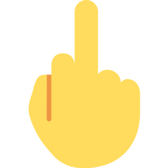 推特 中指