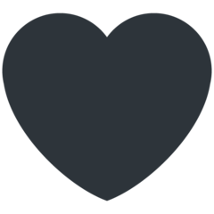Twitter black heart