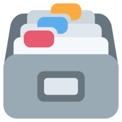 Twitter card file box