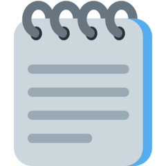 Twitter spiral notepad
