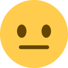Twitter neutral face