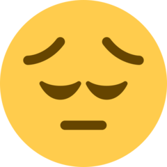Twitter pensive face