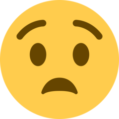 Twitter anguished face