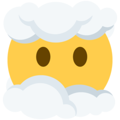 推特 被云包围的脸