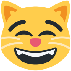 推特 露齿而笑的猫脸