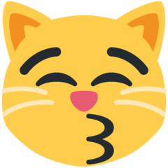 Twitter kissing cat