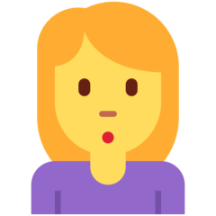 Twitter woman pouting