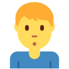 Twitter man pouting