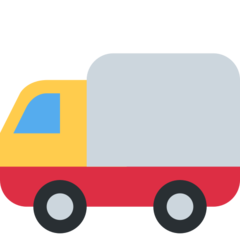Twitter delivery truck