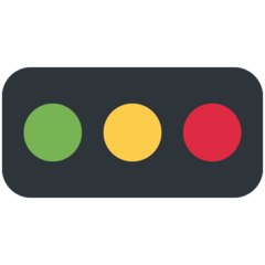 Twitter horizontal traffic light