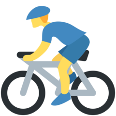 Twitter man biking