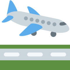 Twitter airplane arrival