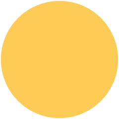 Twitter yellow circle