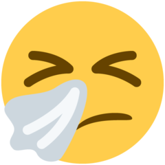 Twitter sneezing face
