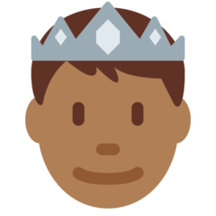 Twitter prince: medium-dark skin tone