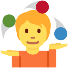 Twitter person juggling