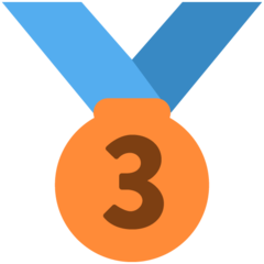 Twitter 3rd place medal