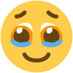 Twitter face holding back tears