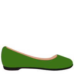 Twitter flat shoe