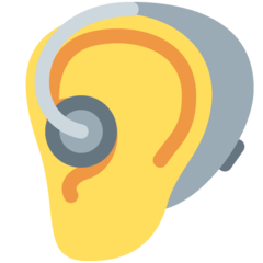 Twitter ear with hearing aid