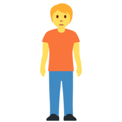 Twitter person standing