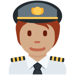 Twitter pilot: medium skin tone