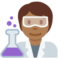 Twitter scientist: medium-dark skin tone