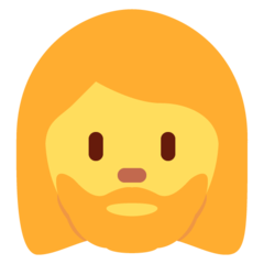 Twitter woman: beard