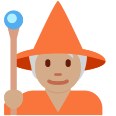Twitter mage: medium skin tone