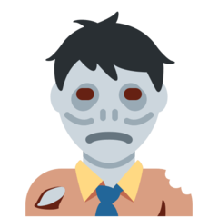 Twitter man zombie