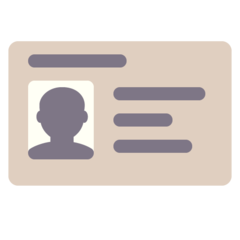 Twitter identification card