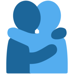 Twitter people hugging