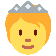 Twitter person with crown