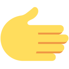 推特 向右伸的手
