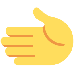 Twitter leftwards hand