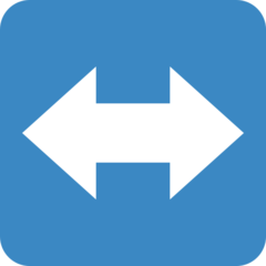 Twitter left-right arrow