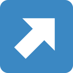 Twitter up-right arrow